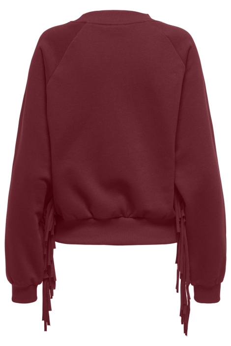 Only onljett l/s o-neck emb. box swt